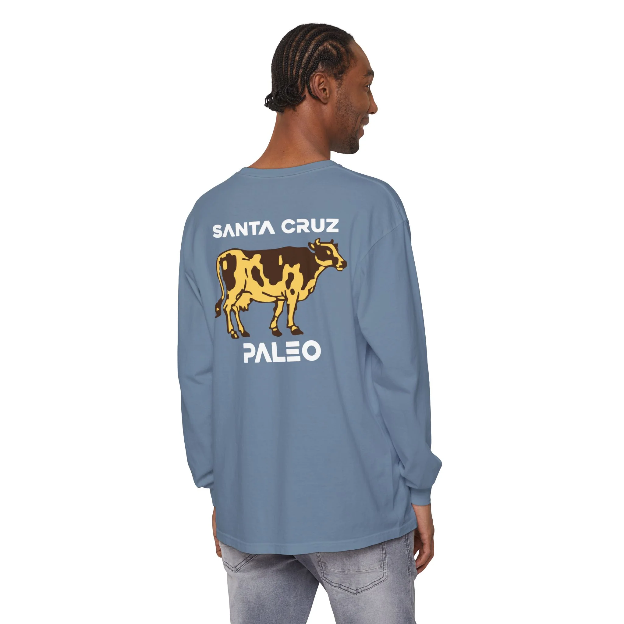 100% Santa Cruz Paleo. Cotton Long Sleeve baggy vibes t-shirt - Image 10