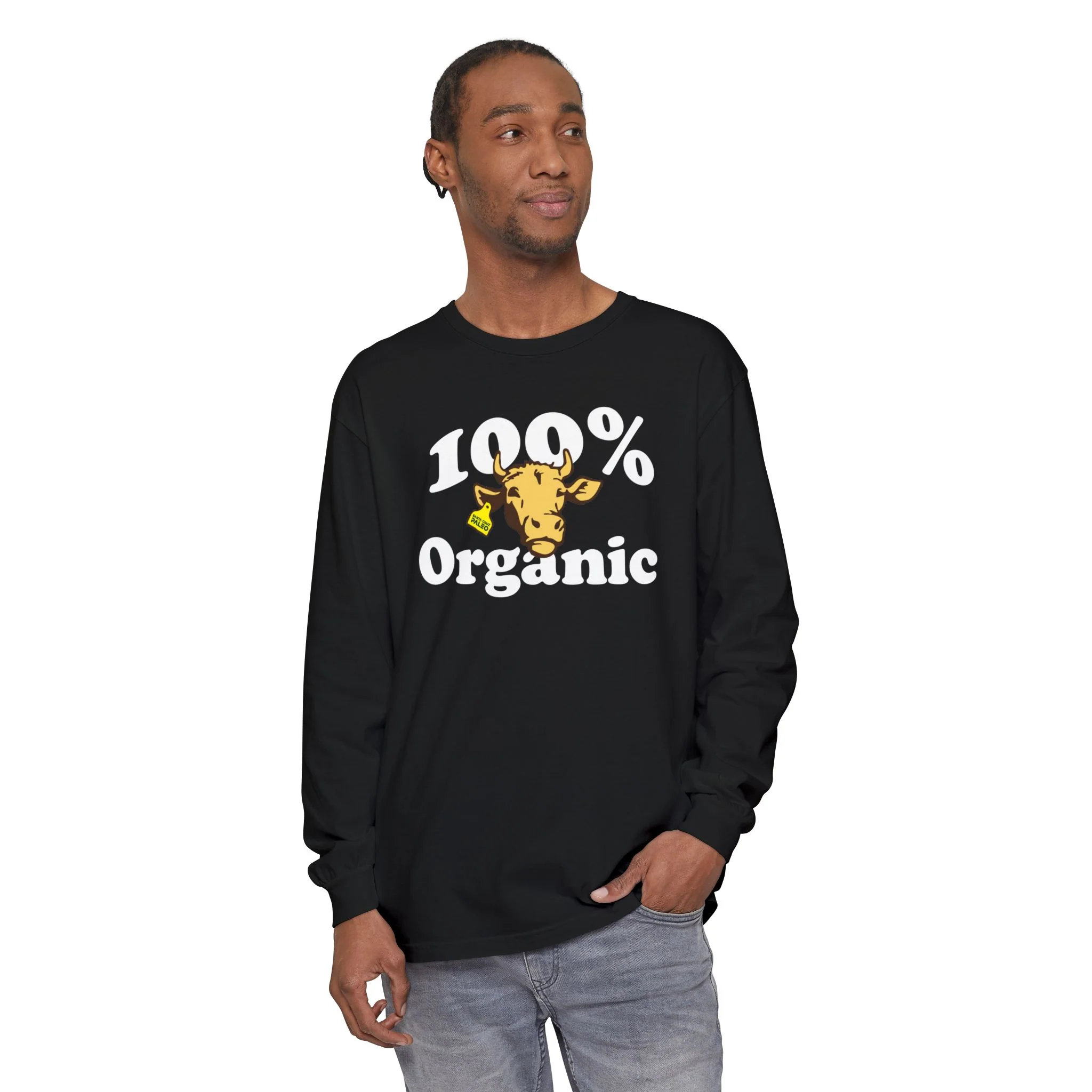 100% Santa Cruz Paleo. Cotton Long Sleeve baggy vibes t-shirt - Image 12