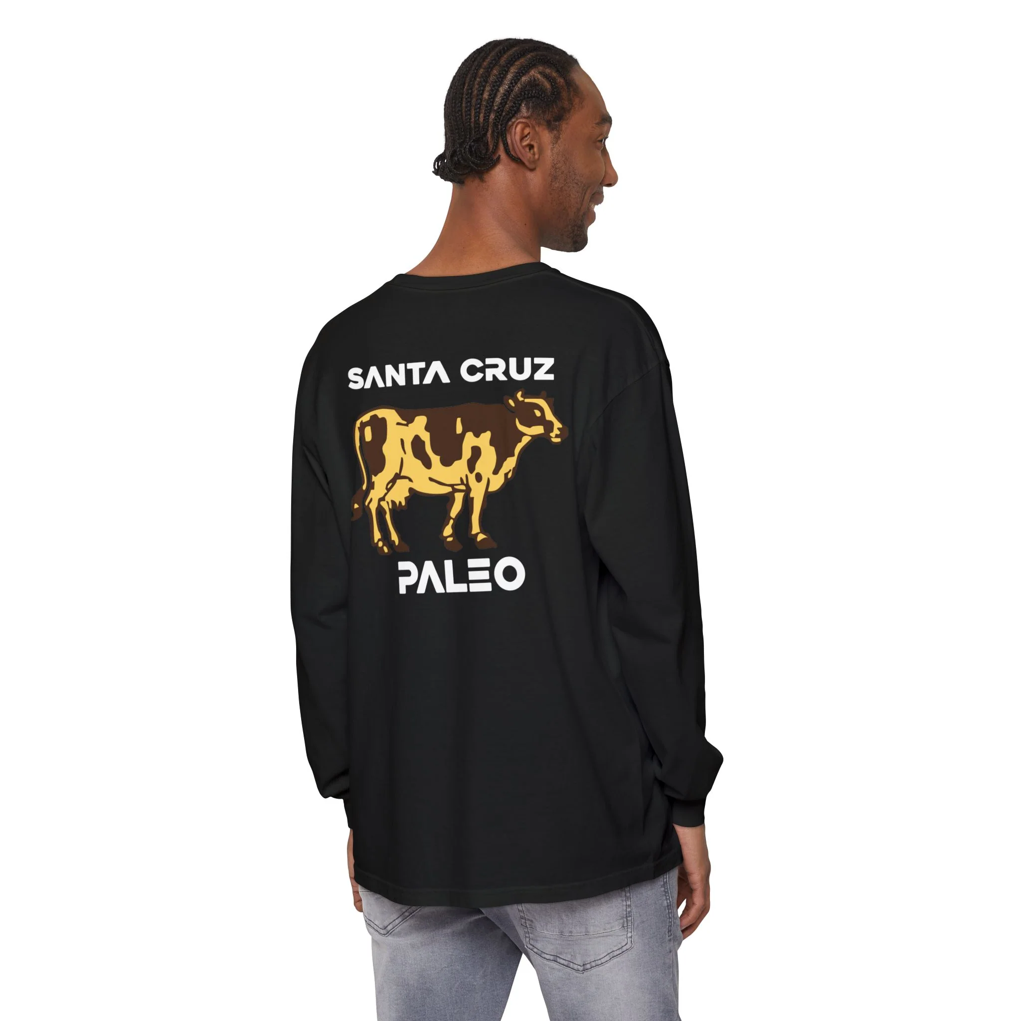 100% Santa Cruz Paleo. Cotton Long Sleeve baggy vibes t-shirt - Image 13