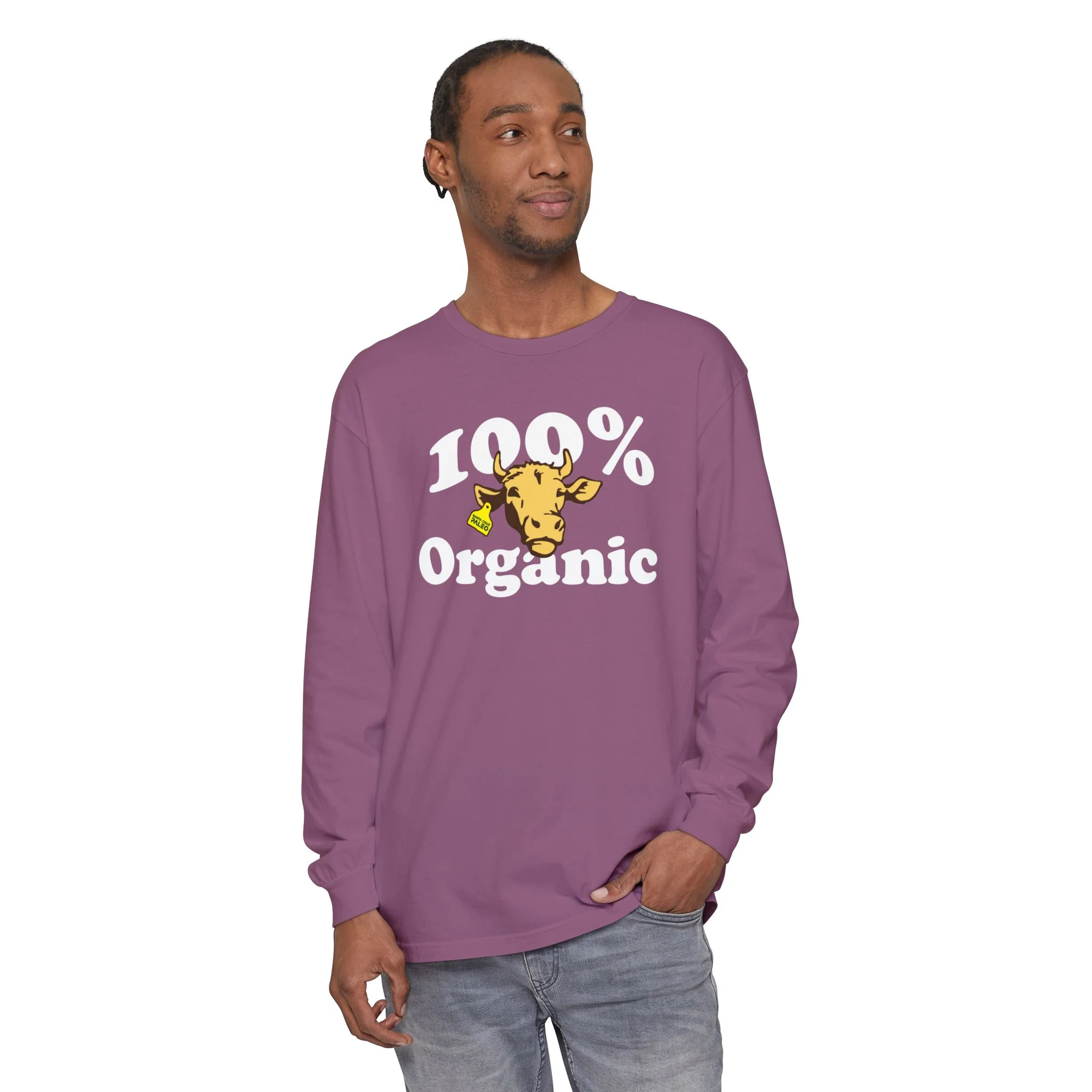 100% Santa Cruz Paleo. Cotton Long Sleeve baggy vibes t-shirt - Image 15