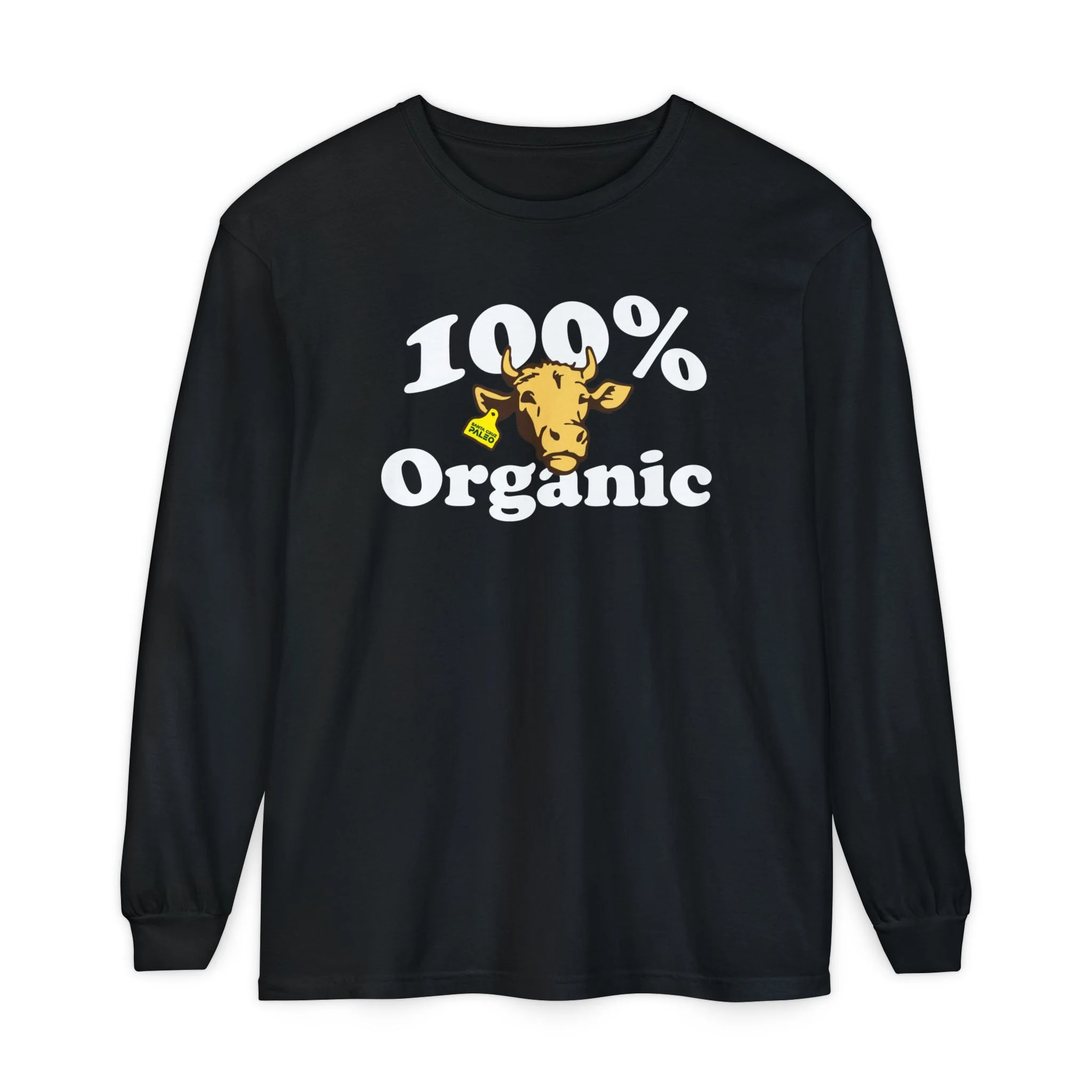 100% Santa Cruz Paleo. Cotton Long Sleeve baggy vibes t-shirt - Image 3