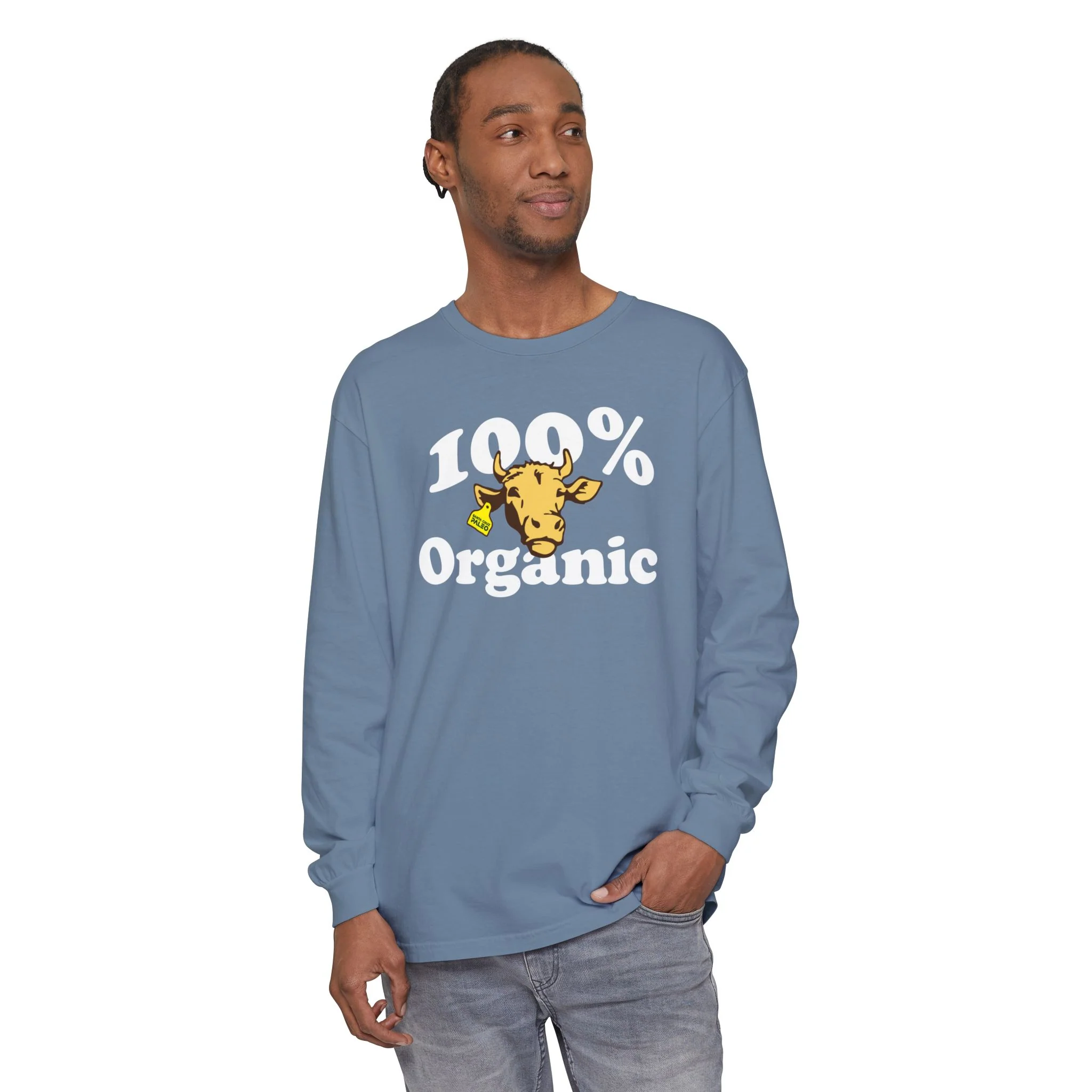100% Santa Cruz Paleo. Cotton Long Sleeve baggy vibes t-shirt - Image 9
