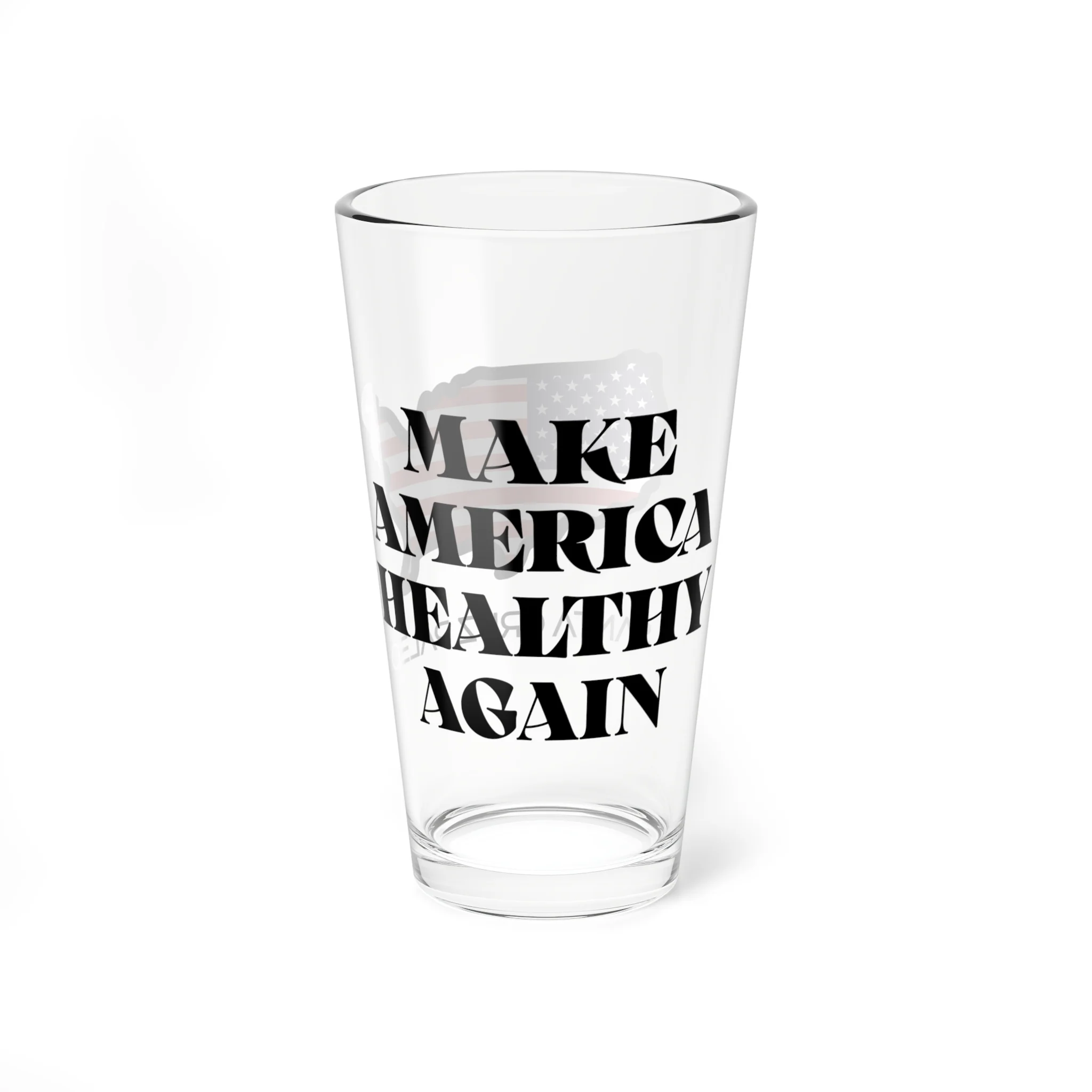 16oz Make America Healthy GLASS - Image 3