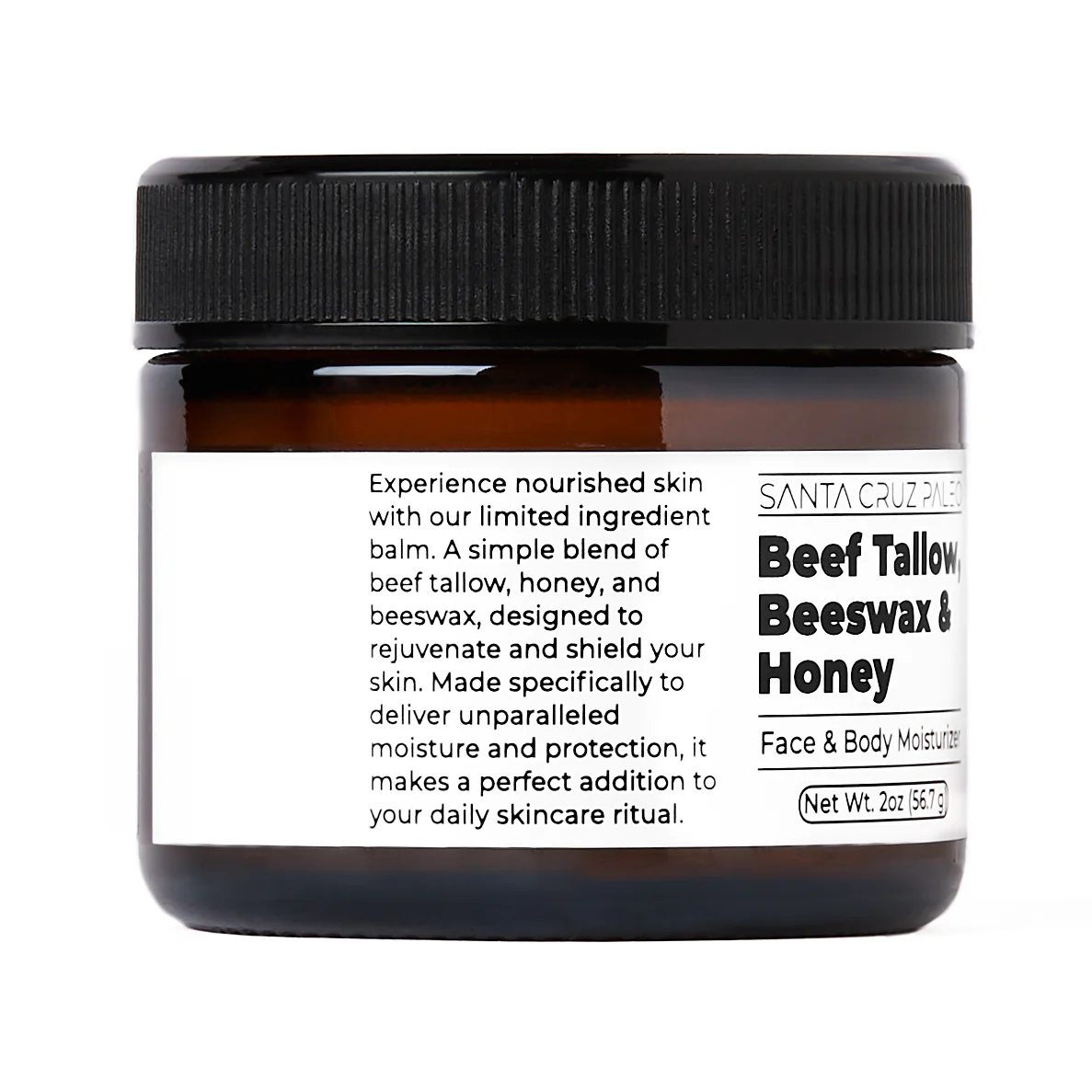 Santa Cruz Paleo Beef Tallow Beeswax and Honey Moisturizer - Image 5