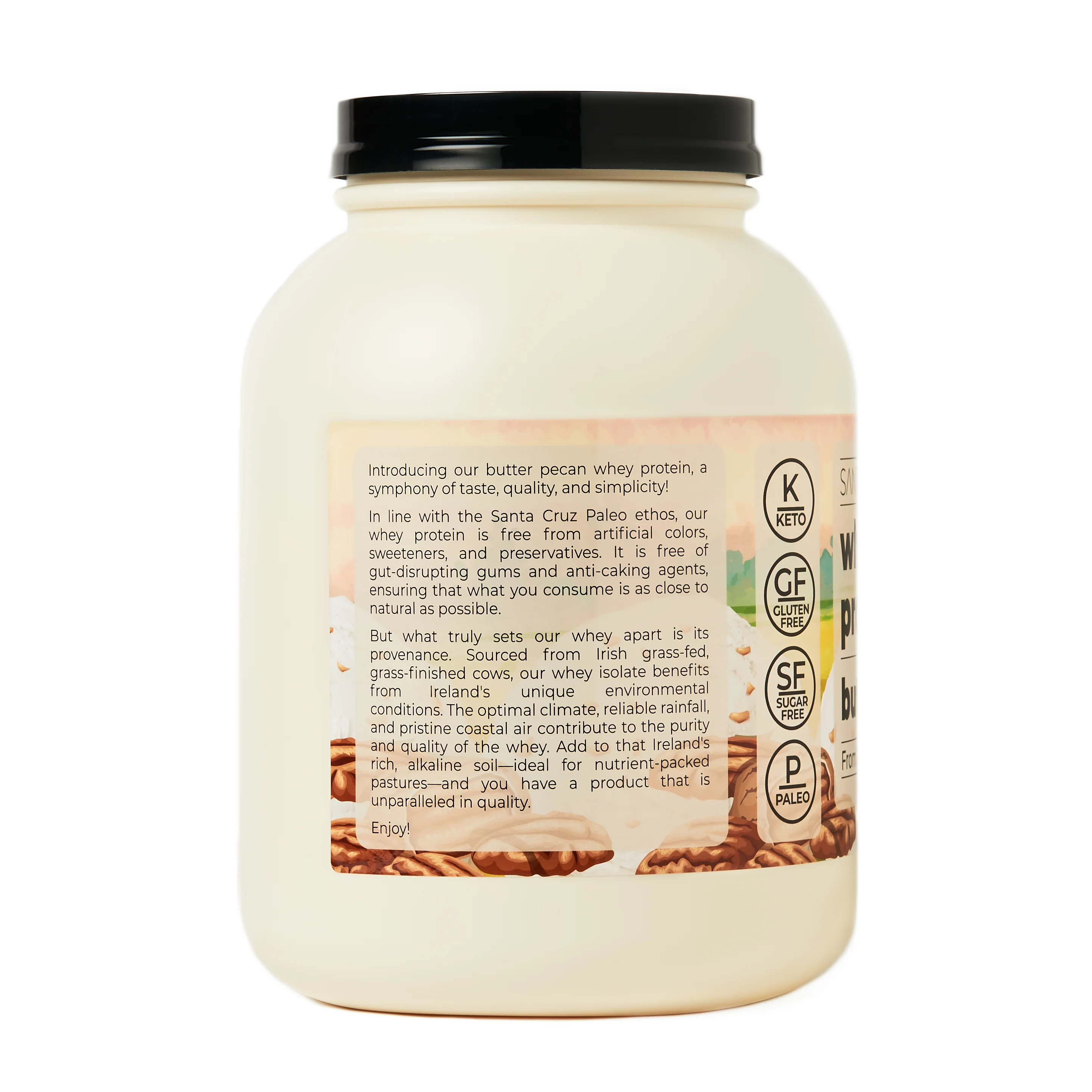 Butter Pecan Whey Protein Tub - Image 5