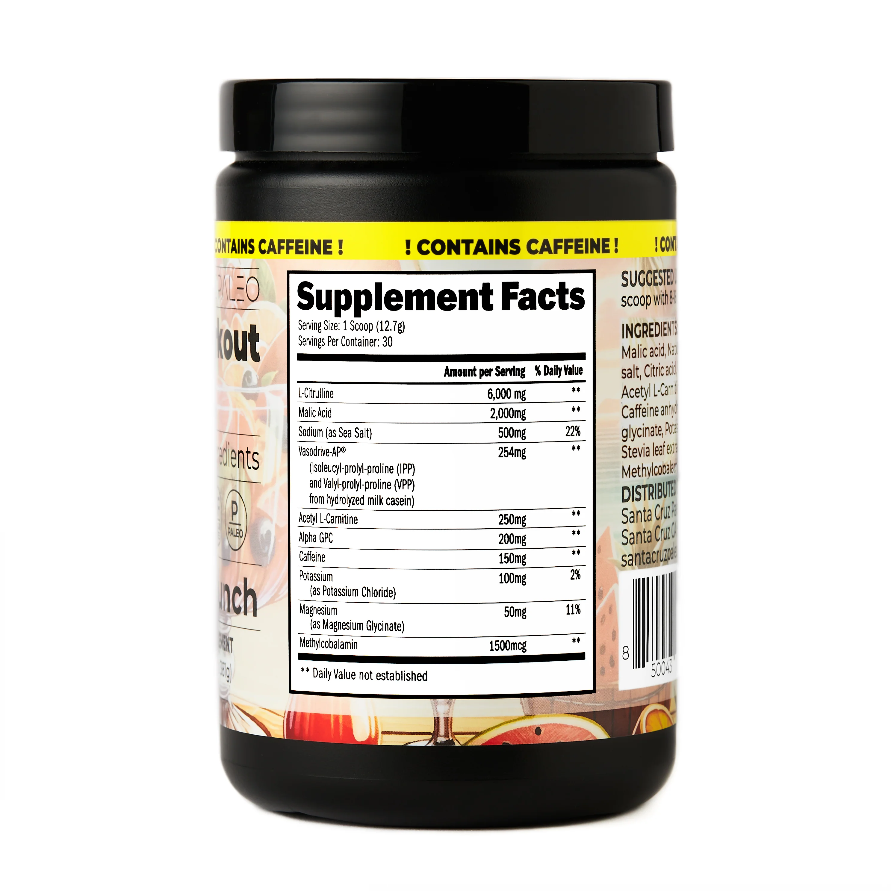 CAFFEINATED Island Punch Pre-Workout Powder - Image 3