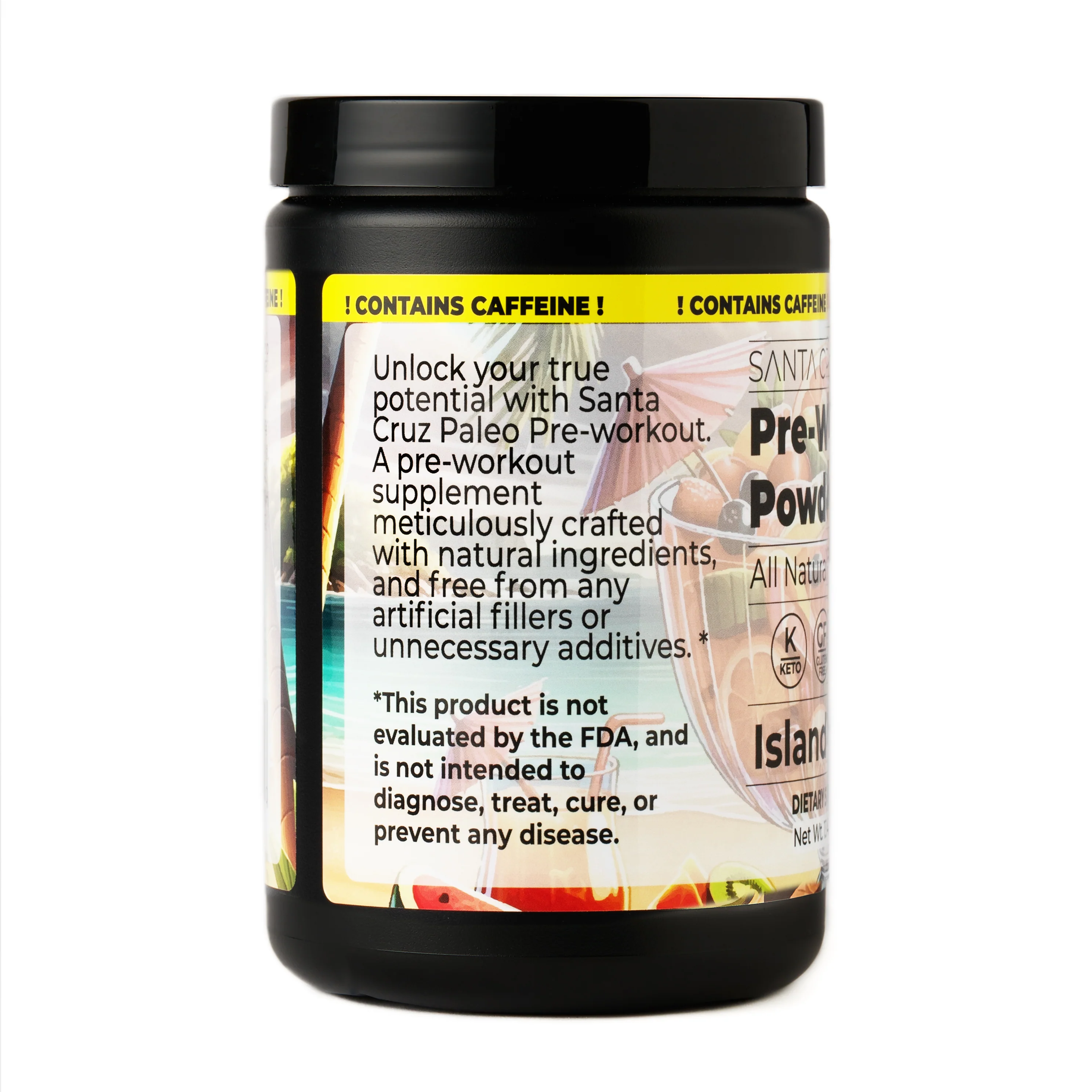 CAFFEINATED Island Punch Pre-Workout Powder - Image 5
