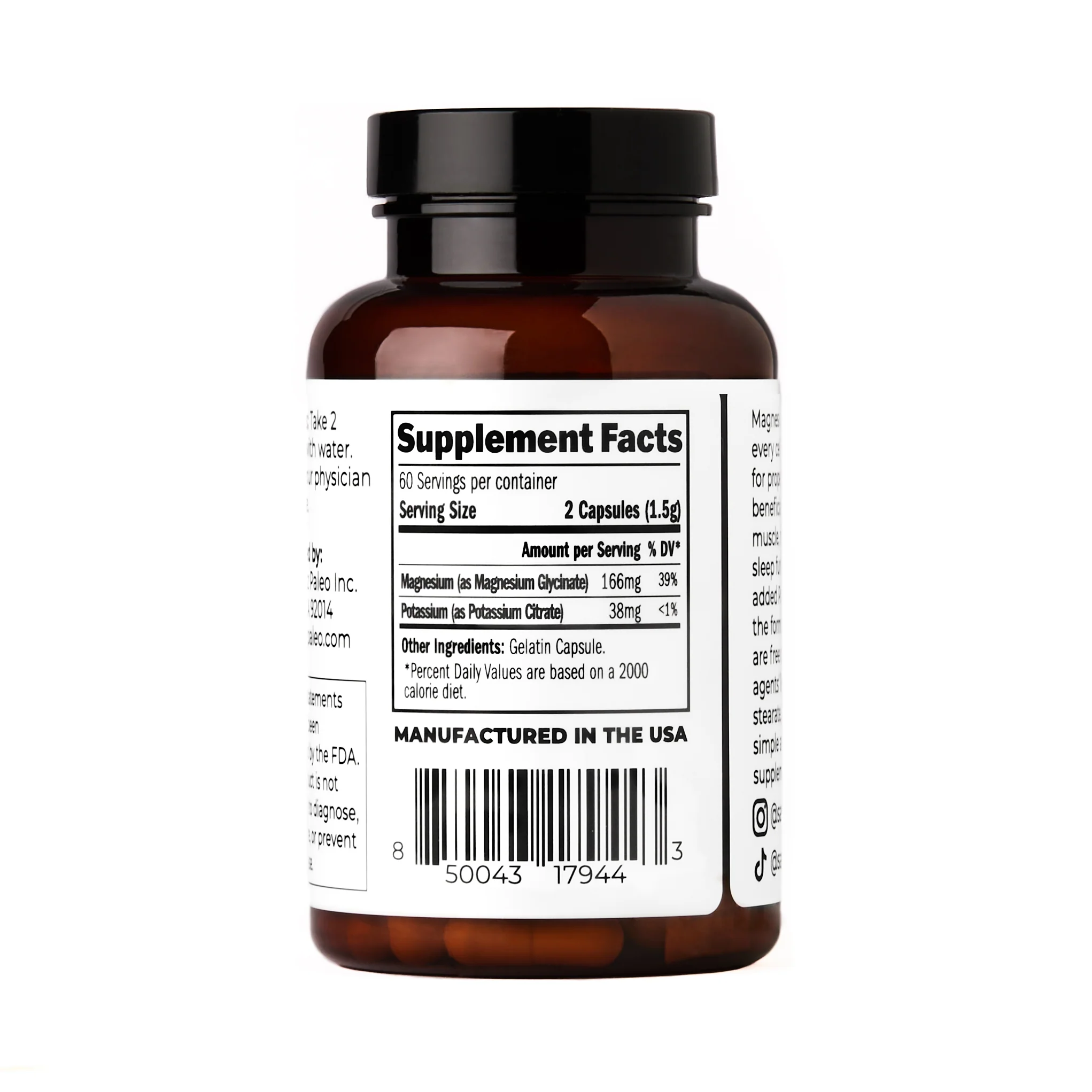 Double Size Magnesium + Potassium Caps - Image 4