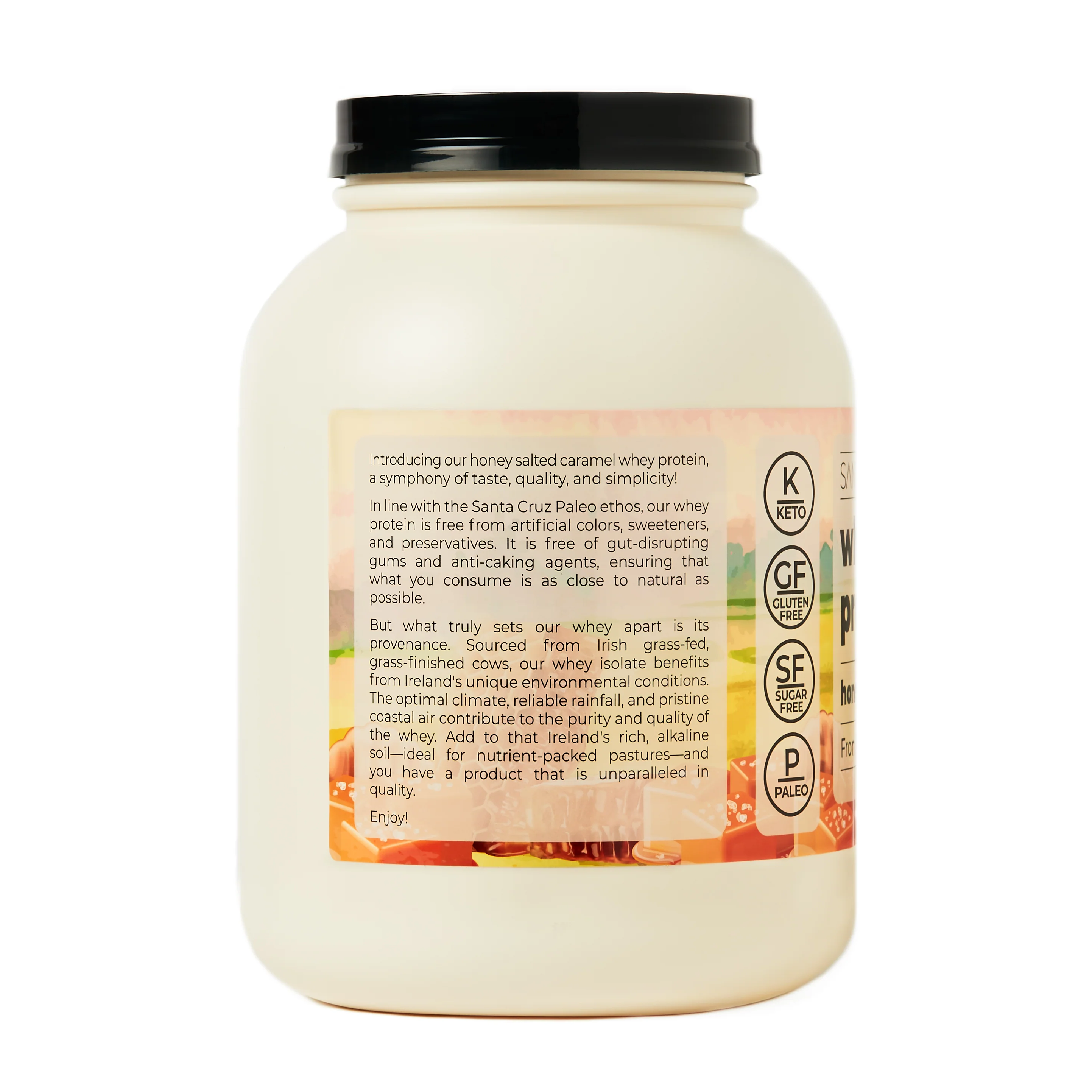 Honey Salted Caramel Whey Protein Tub - Image 5