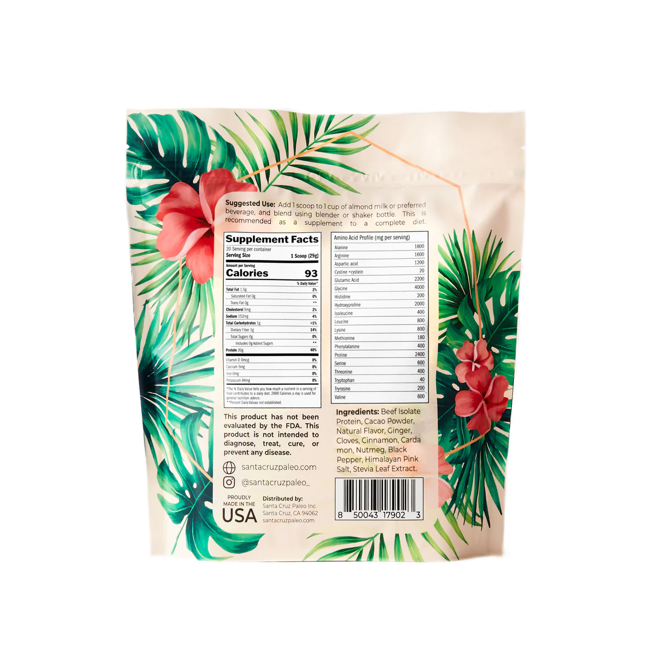 Horchata Beef Isolate Protein Bag - Image 3