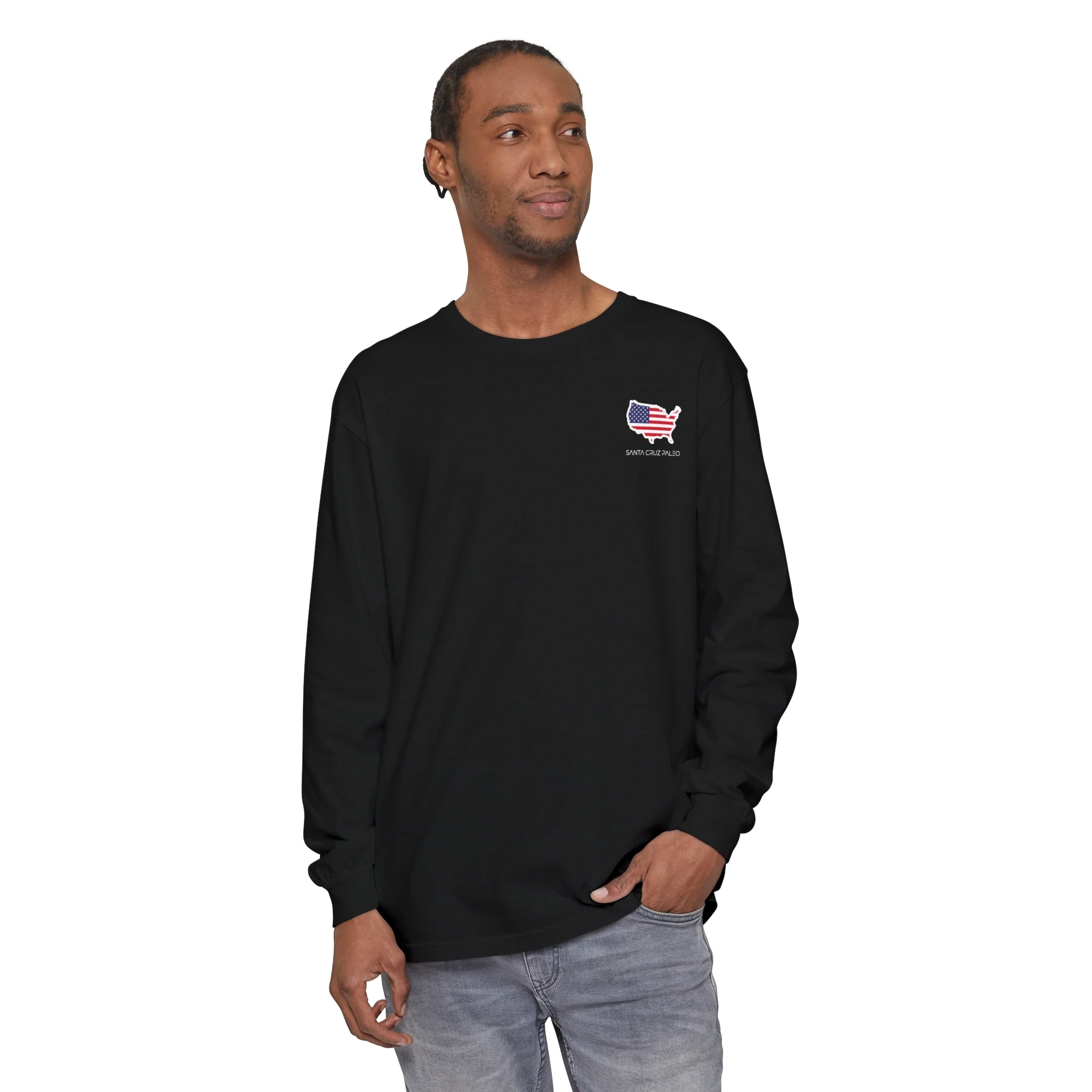 Long Sleeve Make America Healthy Cotton T-Shirt Baggy Vibes - Image 16