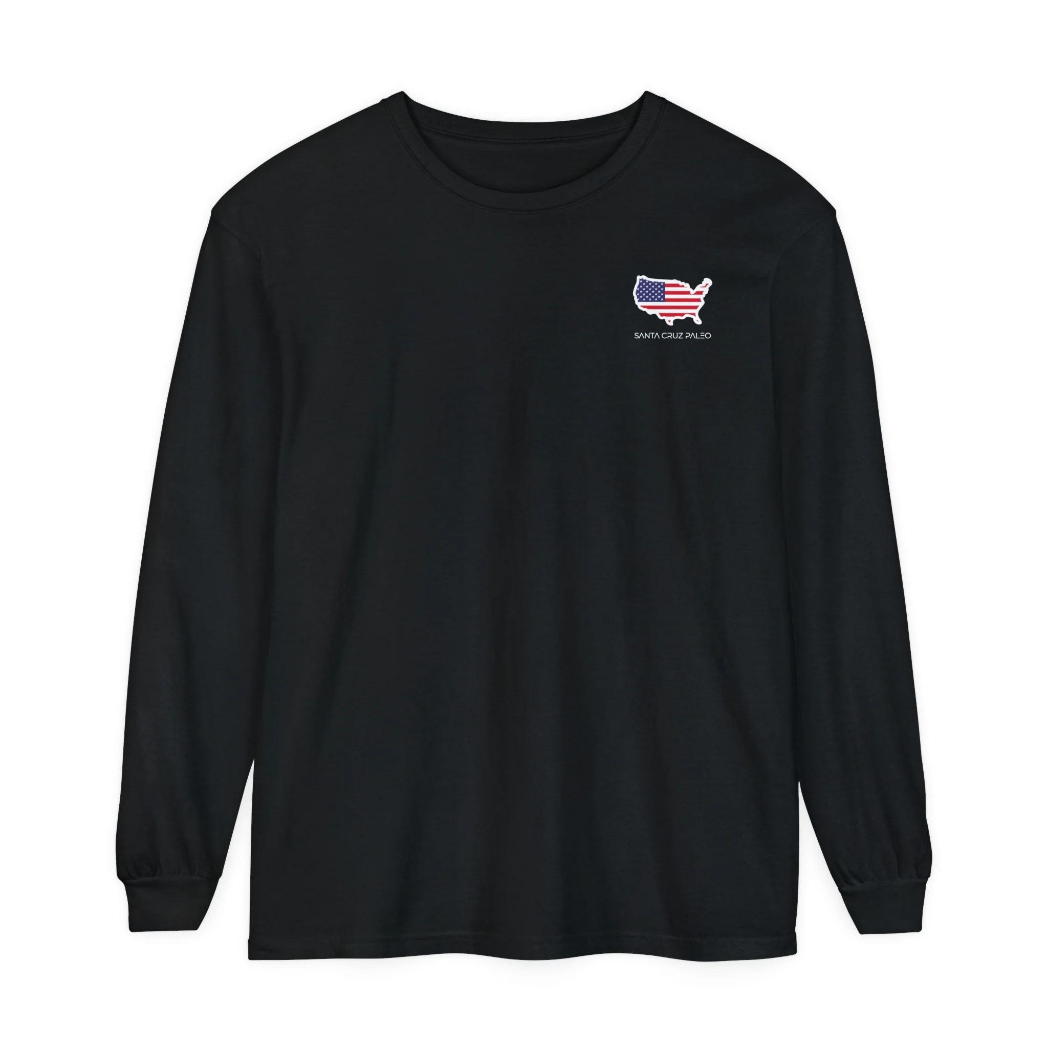 Long Sleeve Make America Healthy Cotton T-Shirt Baggy Vibes - Image 4