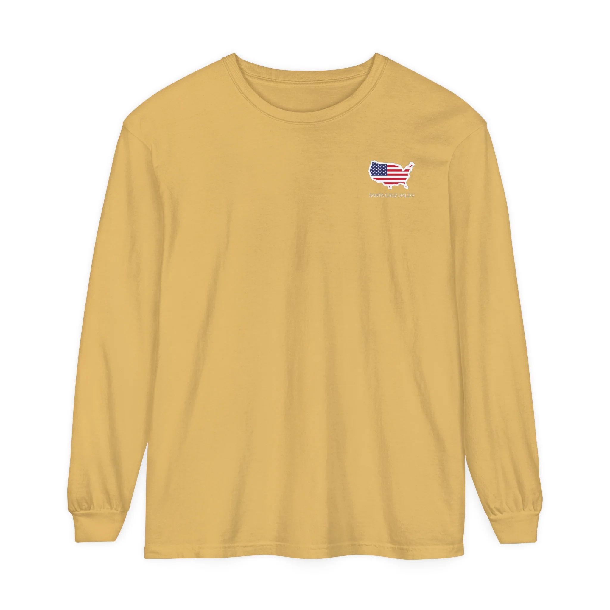Long Sleeve Make America Healthy Cotton T-Shirt Baggy Vibes - Image 5