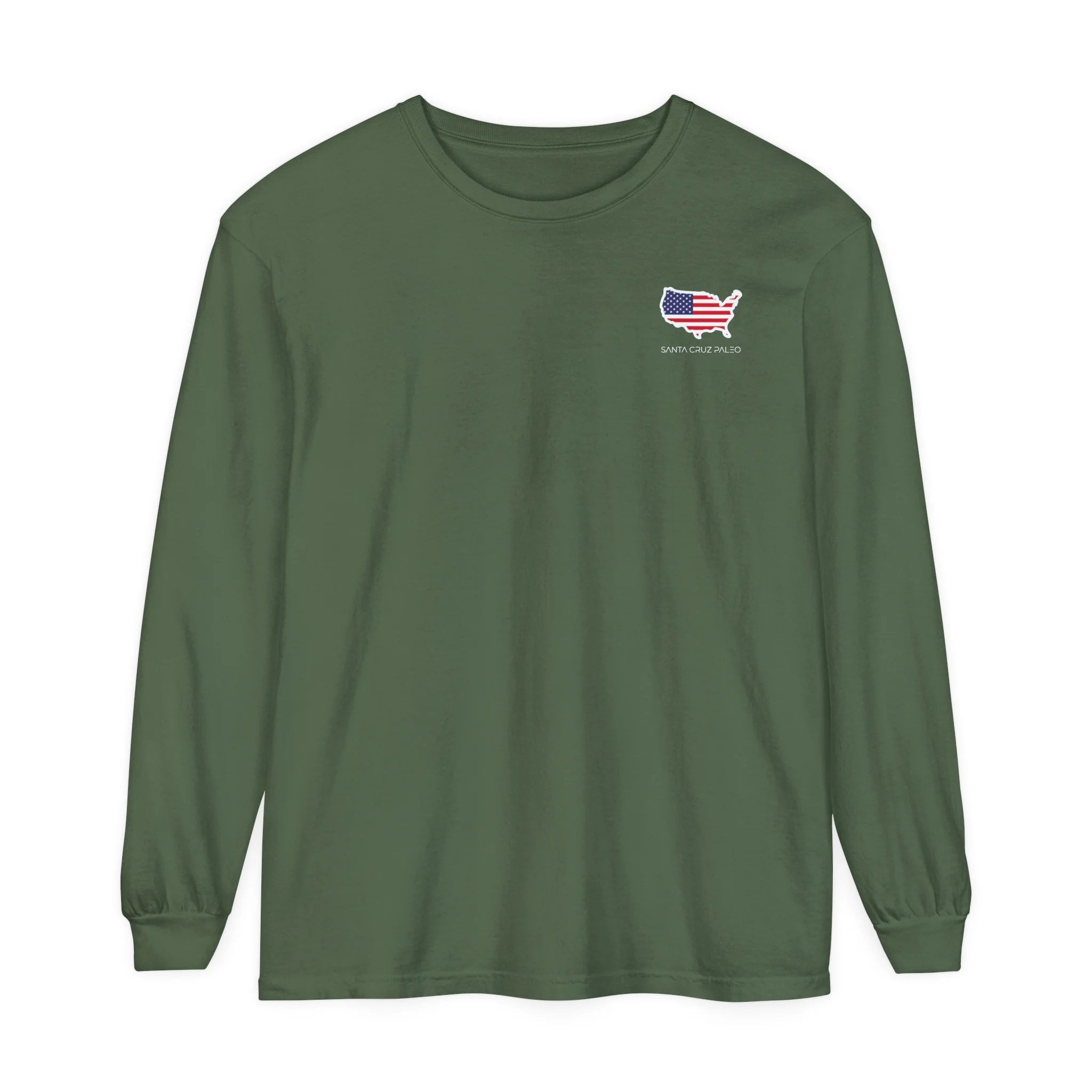 Long Sleeve Make America Healthy Cotton T-Shirt Baggy Vibes - Image 6