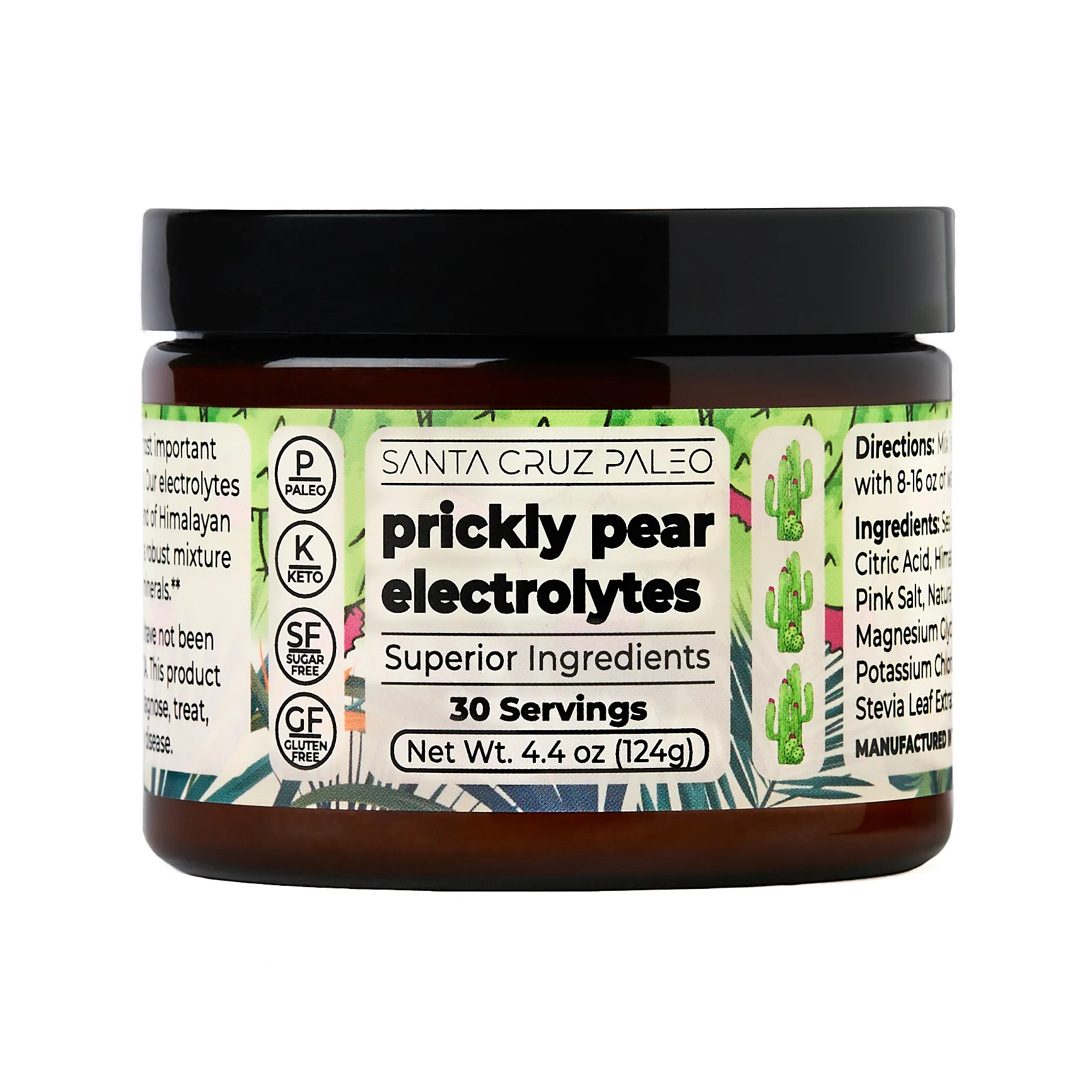 Santa Cruz Paleo Electrolyte Tub | All-Natural | Sodium Potassium Magnesium | Flavors | Hydration - Image 14