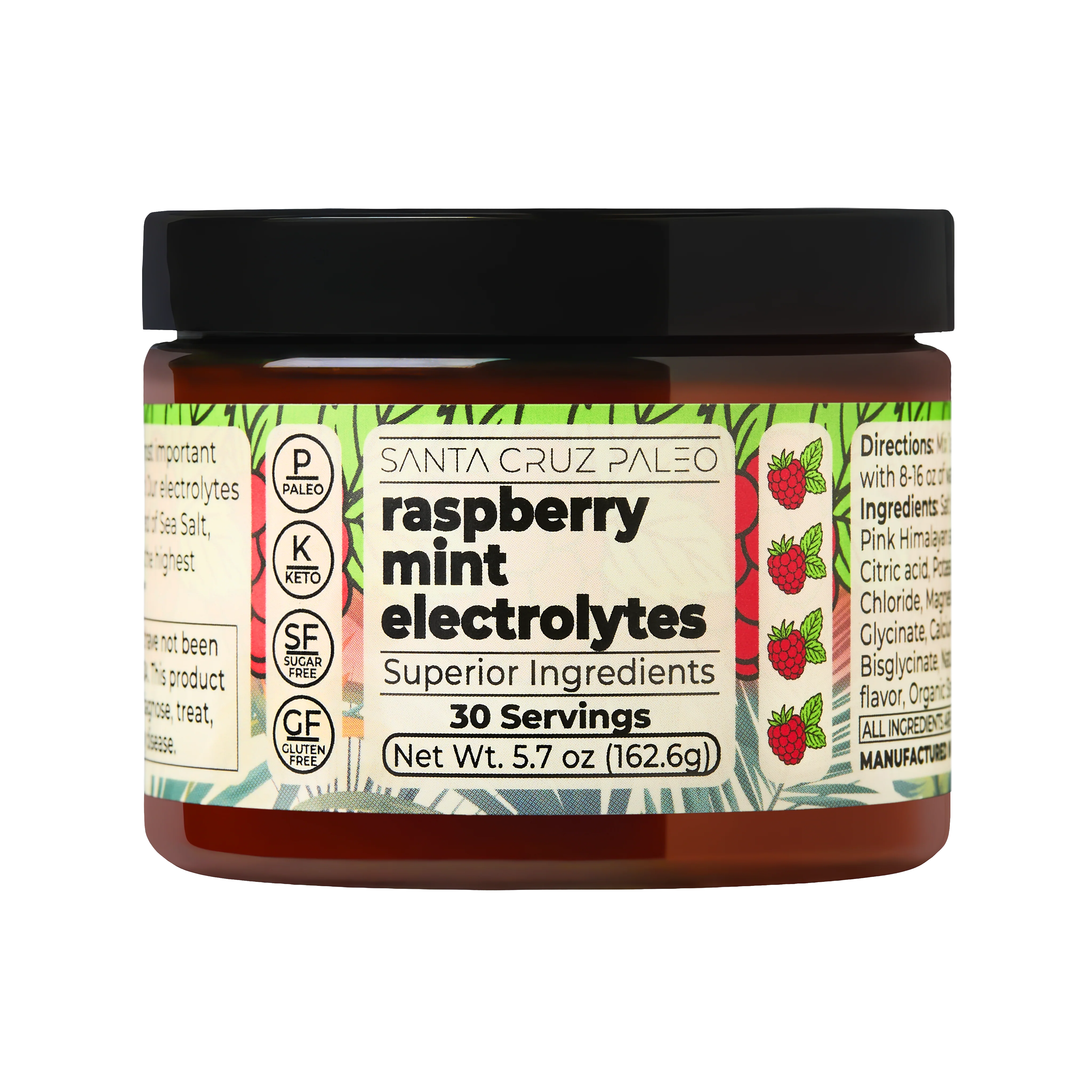Santa Cruz Paleo Electrolyte Tub | All-Natural | Sodium Potassium Magnesium | Flavors | Hydration - Image 21