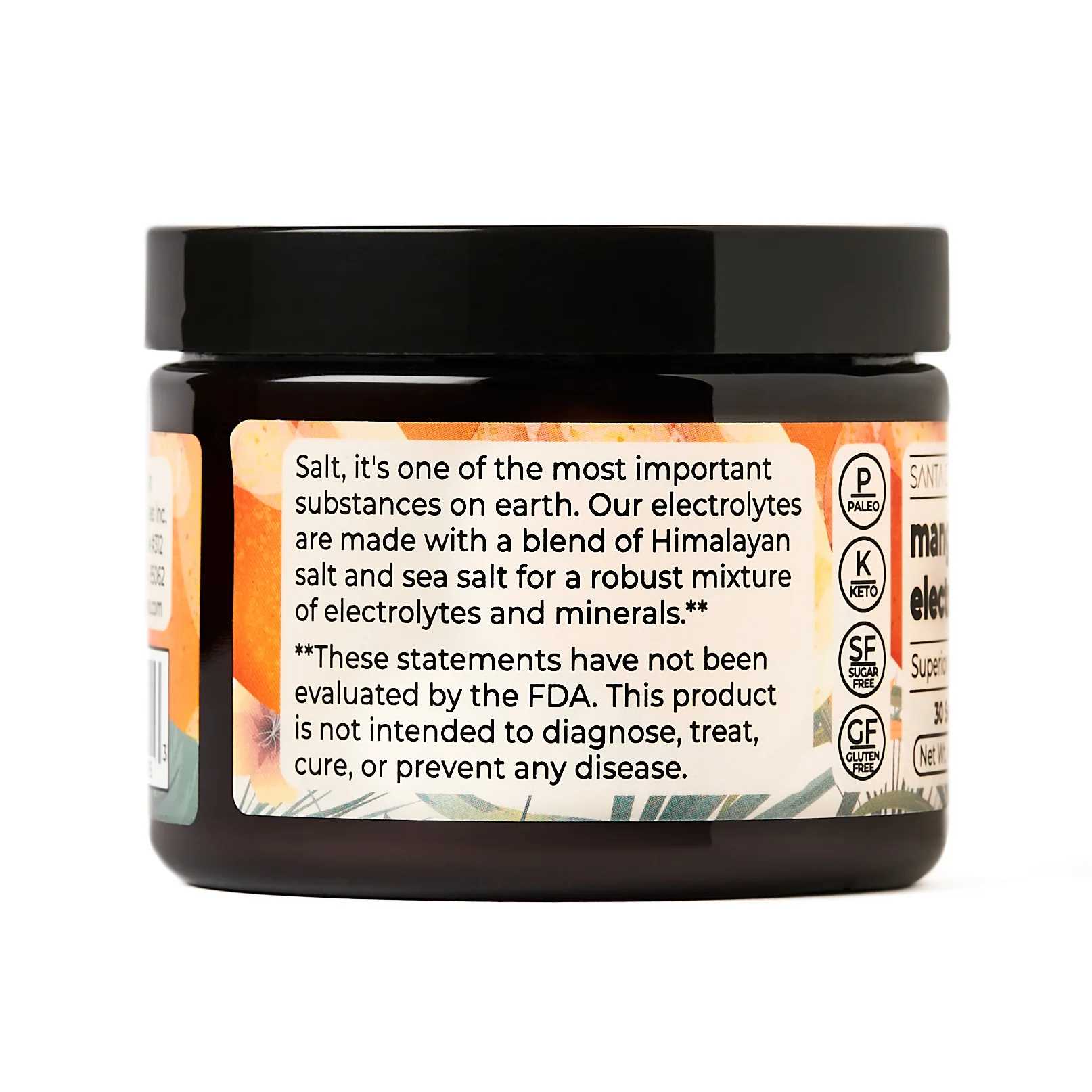 Santa Cruz Paleo Electrolyte Tub | All-Natural | Sodium Potassium Magnesium | Flavors | Hydration - Image 4