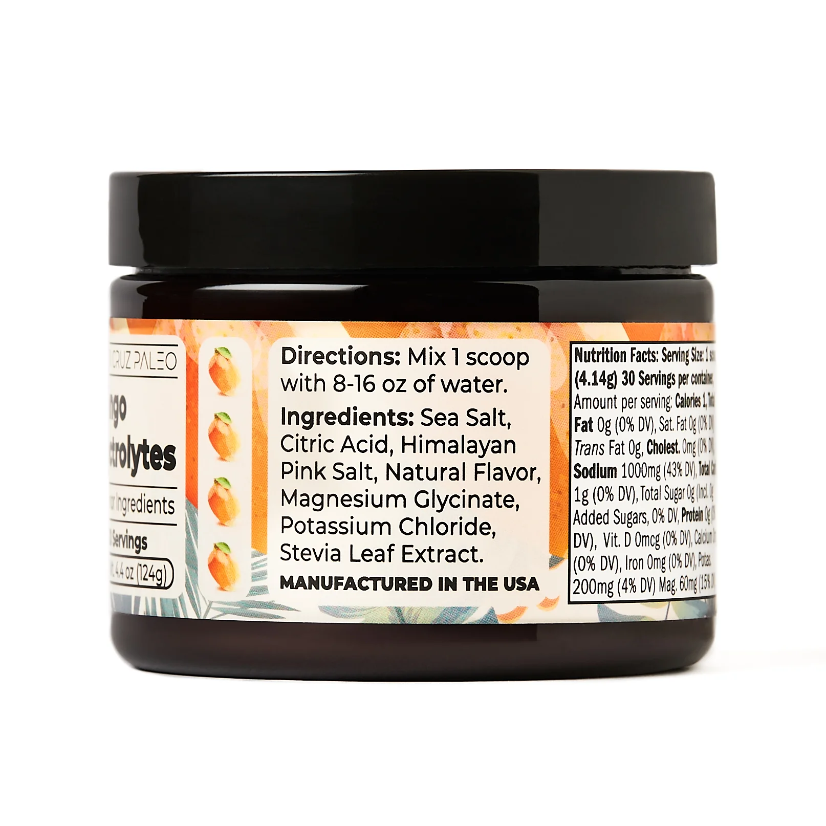 Santa Cruz Paleo Electrolyte Tub | All-Natural | Sodium Potassium Magnesium | Flavors | Hydration - Image 5