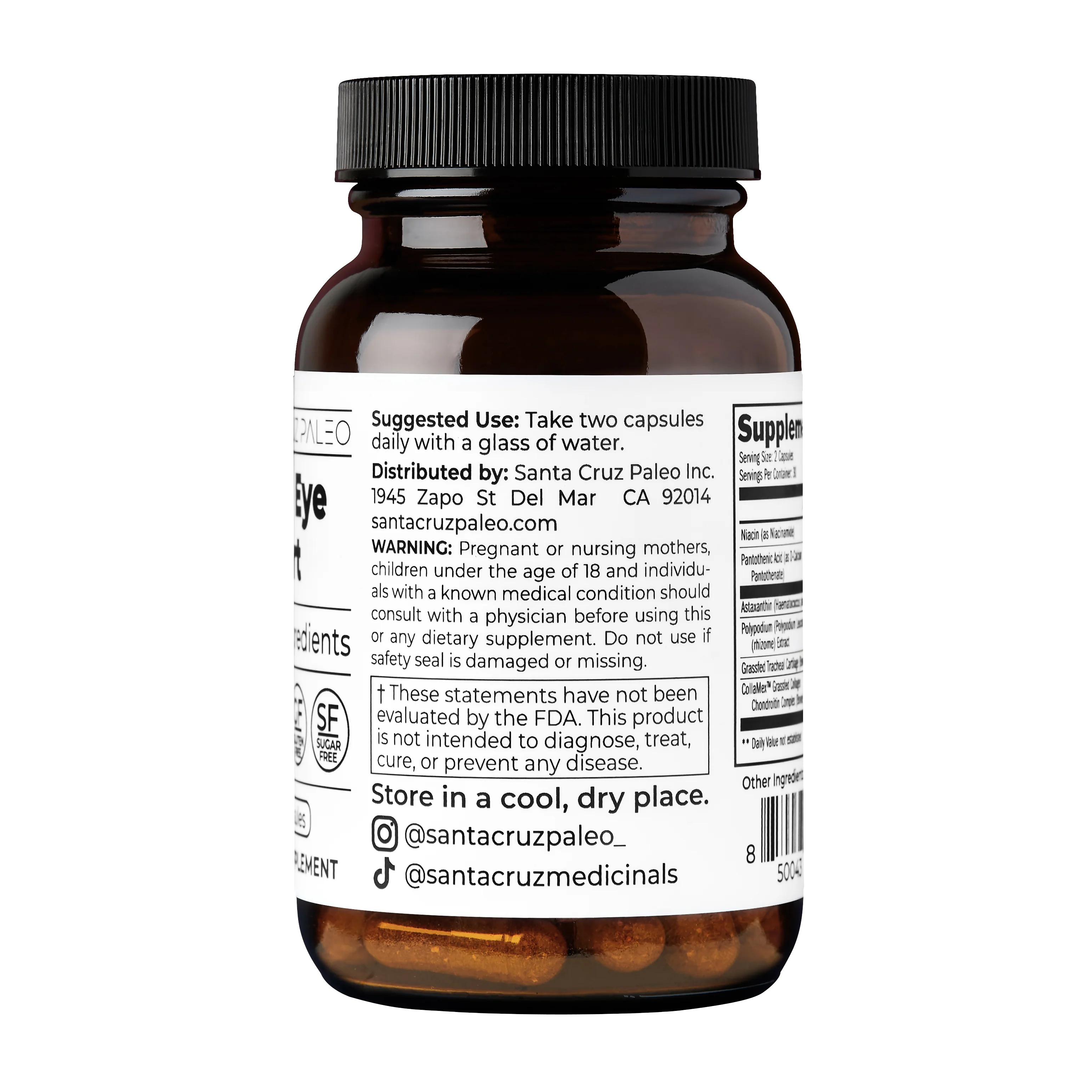 Skin and Eye Support Caps - Image 3